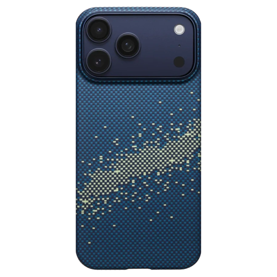 Чехол Pitaka Ultra-Slim Case with PitaTap for iPhone 17 Pro - Milky Way Galaxy (KI1705MP)