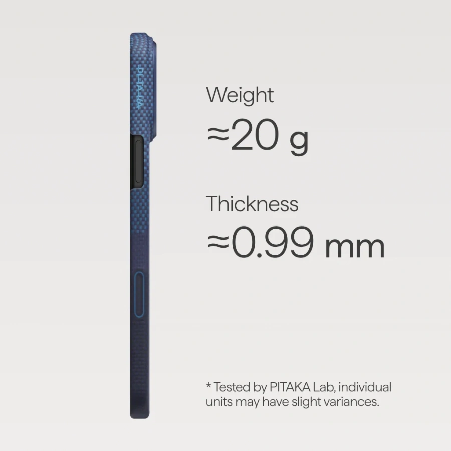 Чохол Pitaka Ultra-Slim Case with PitaTap for iPhone 17 Pro Max - Over The Horizon (KI1704OPM)