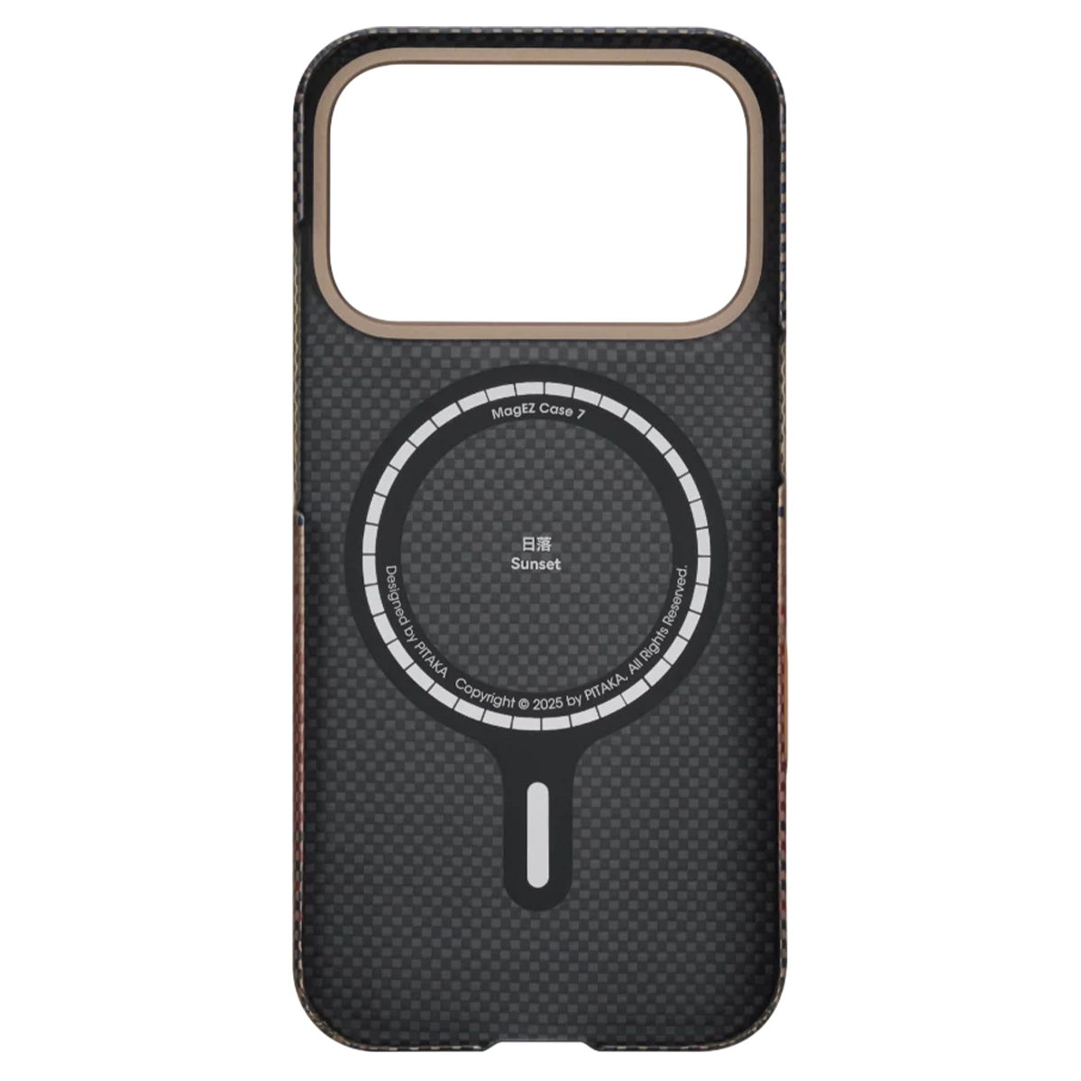 Чехол Pitaka Ultra-Slim Case with PitaTap for iPhone 17 Pro Max - Sunset (KI1702SPM)