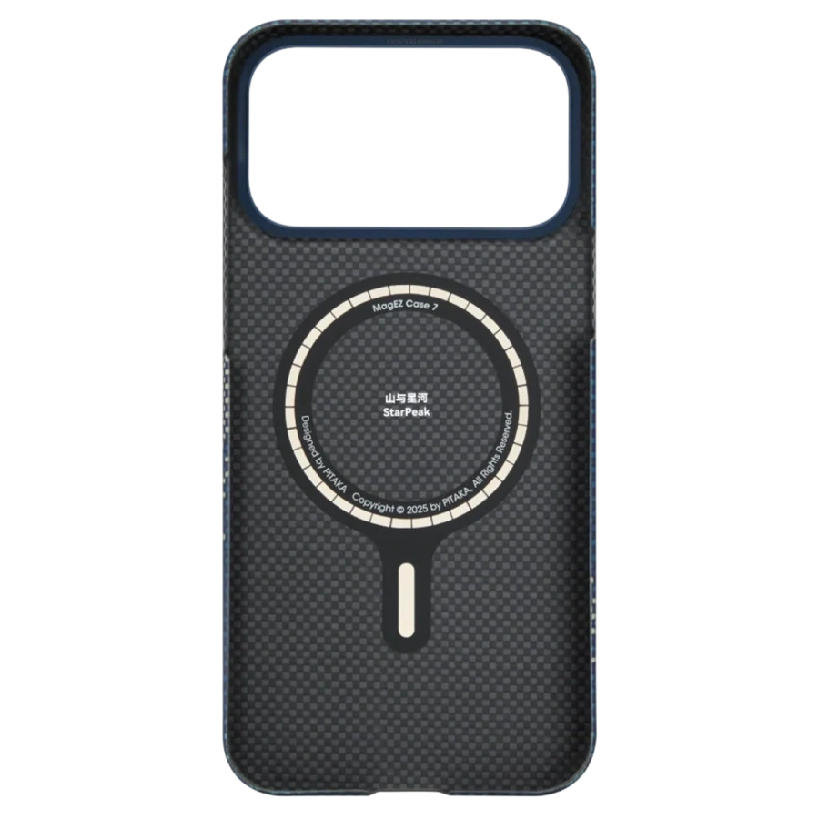 Чехол Pitaka Ultra-Slim Case with PitaTap for iPhone 17 Pro - Milky Way Galaxy (KI1705MP)