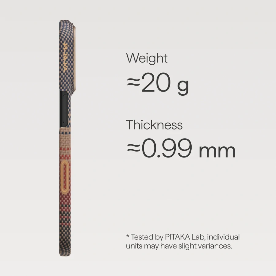 Чохол Pitaka Ultra-Slim Case with PitaTap for iPhone 17 Pro - Sunset (KI1702SP)