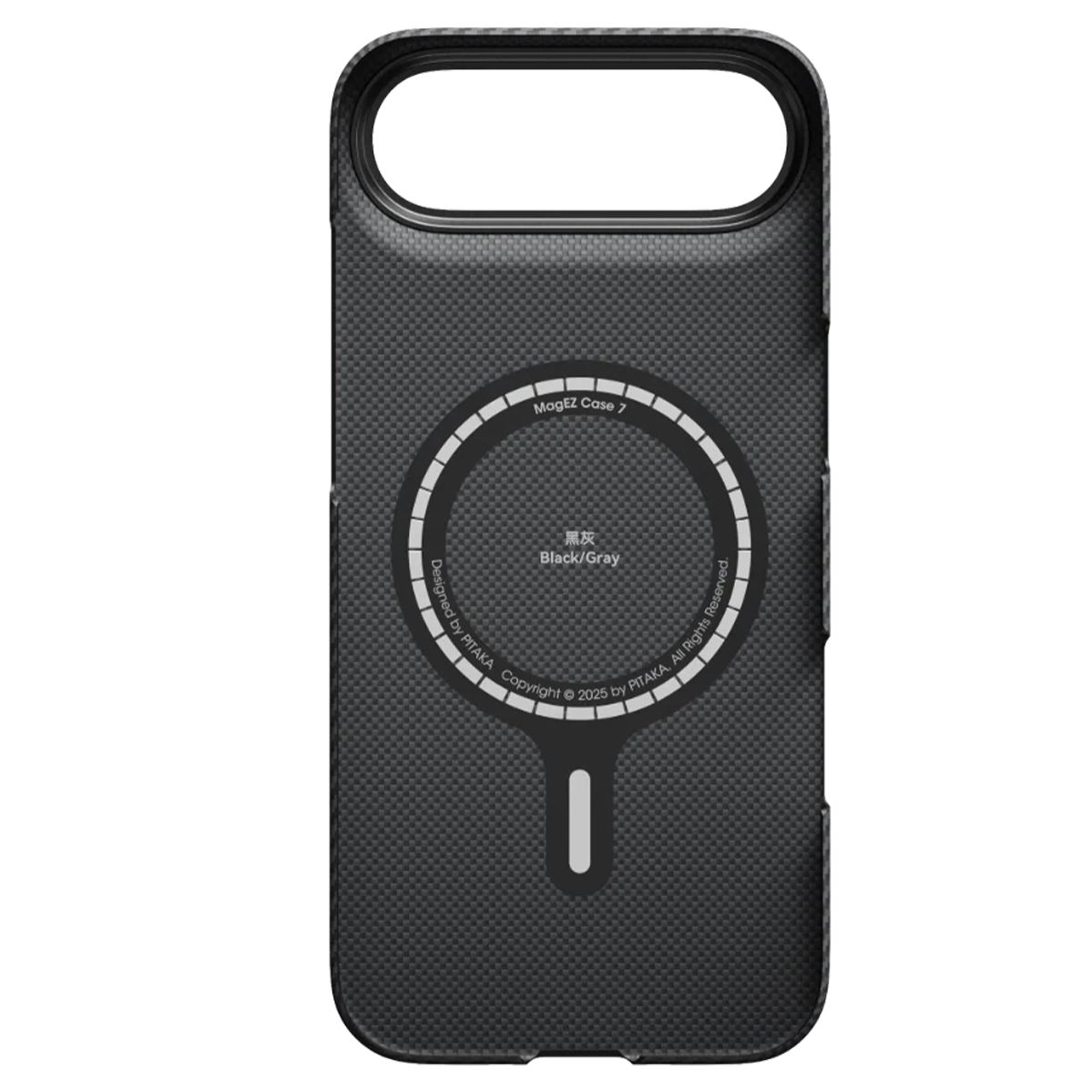 Чохол Pitaka Ultra-Slim Case with PitaTap for iPhone Air - 600D Black/Grey [Twill] (KI1701BA)