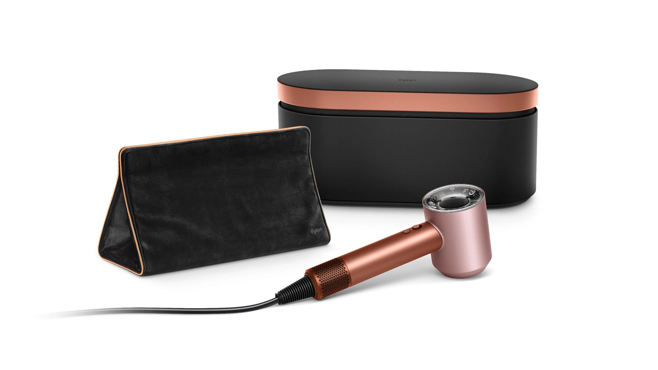 Фен для волос Dyson Supersonic HD16 Nural Hair Dryer Straight+Wavy - Amber Silk (143644-01)