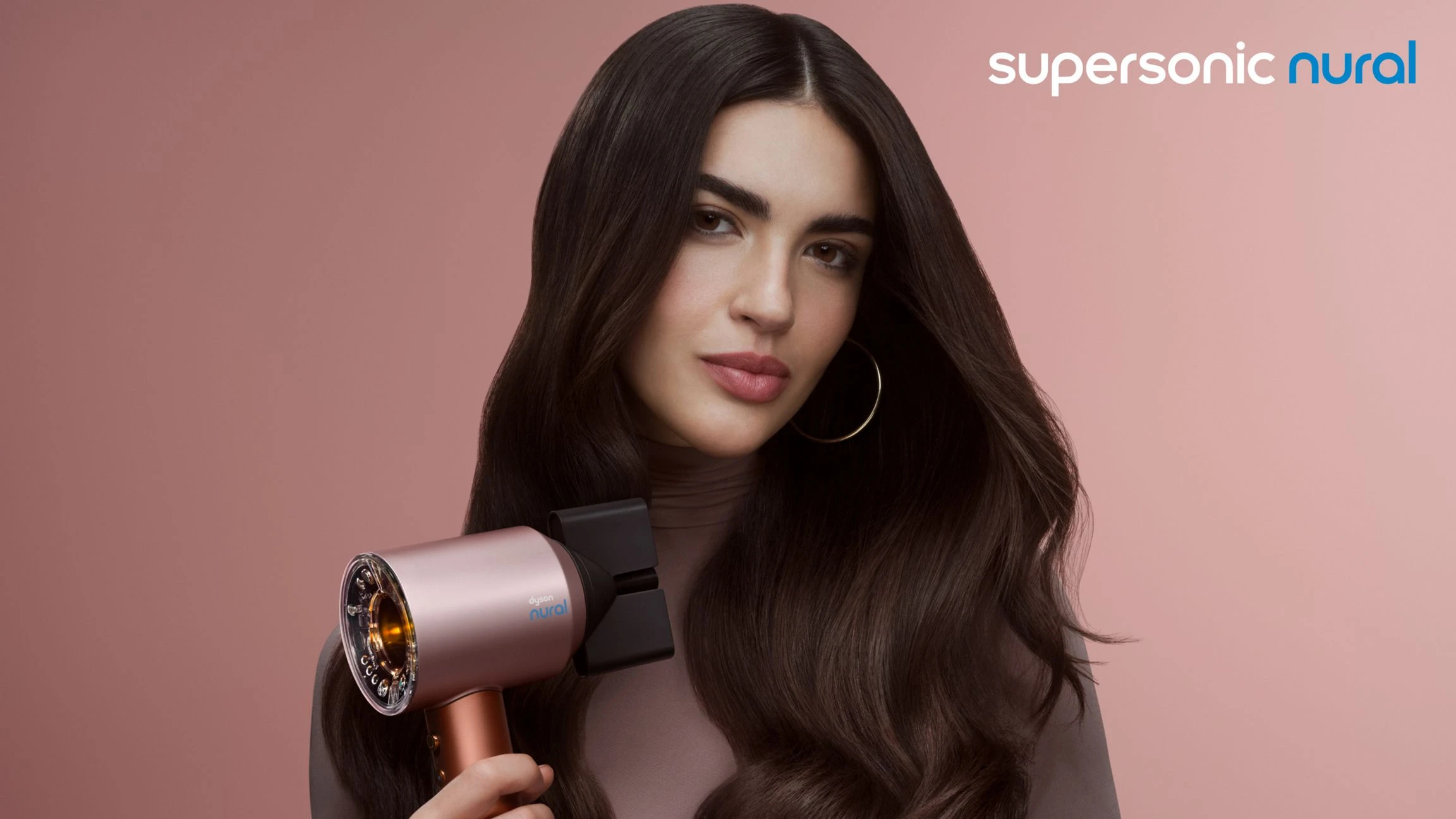 Фен для волос Dyson Supersonic HD16 Nural Hair Dryer Straight+Wavy - Amber Silk (143644-01)