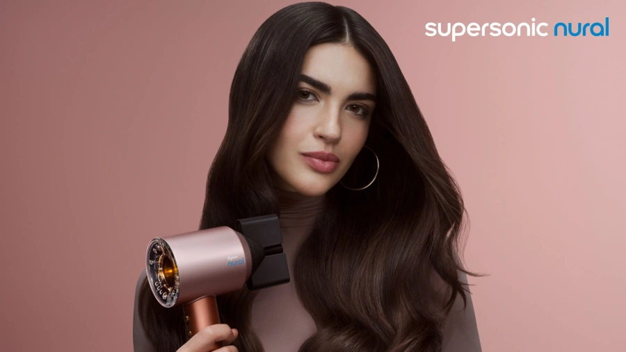 Фен для волосся Dyson Supersonic HD16 Nural Hair Dryer Straight+Wavy - Amber Silk (143644-01)
