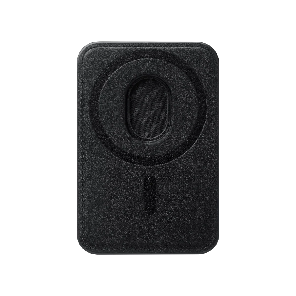 Гаманець для карток Pitaka Magnetic Woven Wallet with MagSafe - Black/Grey (MWW2401)