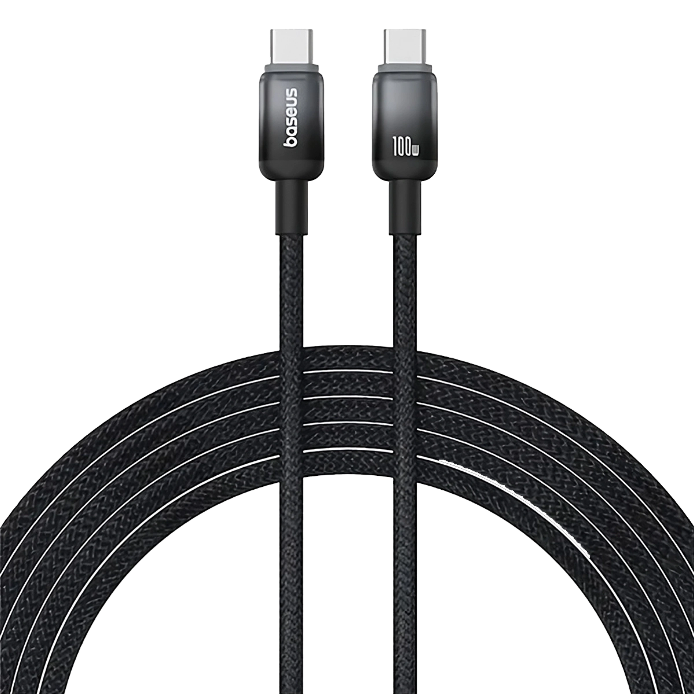 Кабель Baseus Discolor Series Fast Charging Cable USB-C to USB-C 100W 1m Cluster Black (P10374902111-00)