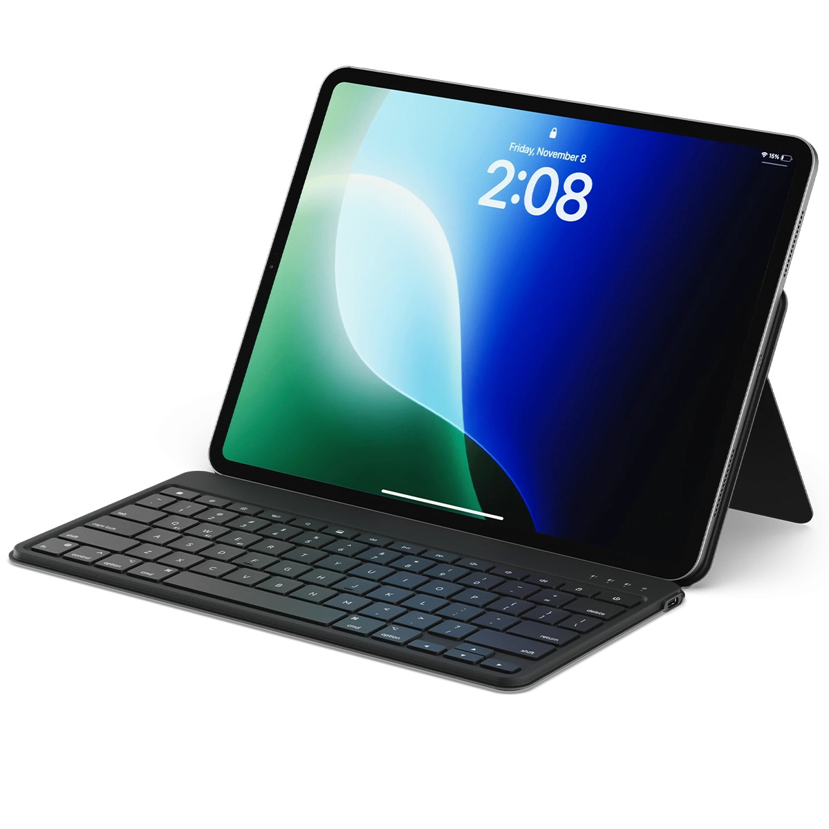 Клавиатура с подставкой Satechi OntheGo Bluetooth Keyboard with Stand - Black (ST-KOTGK-EN)
