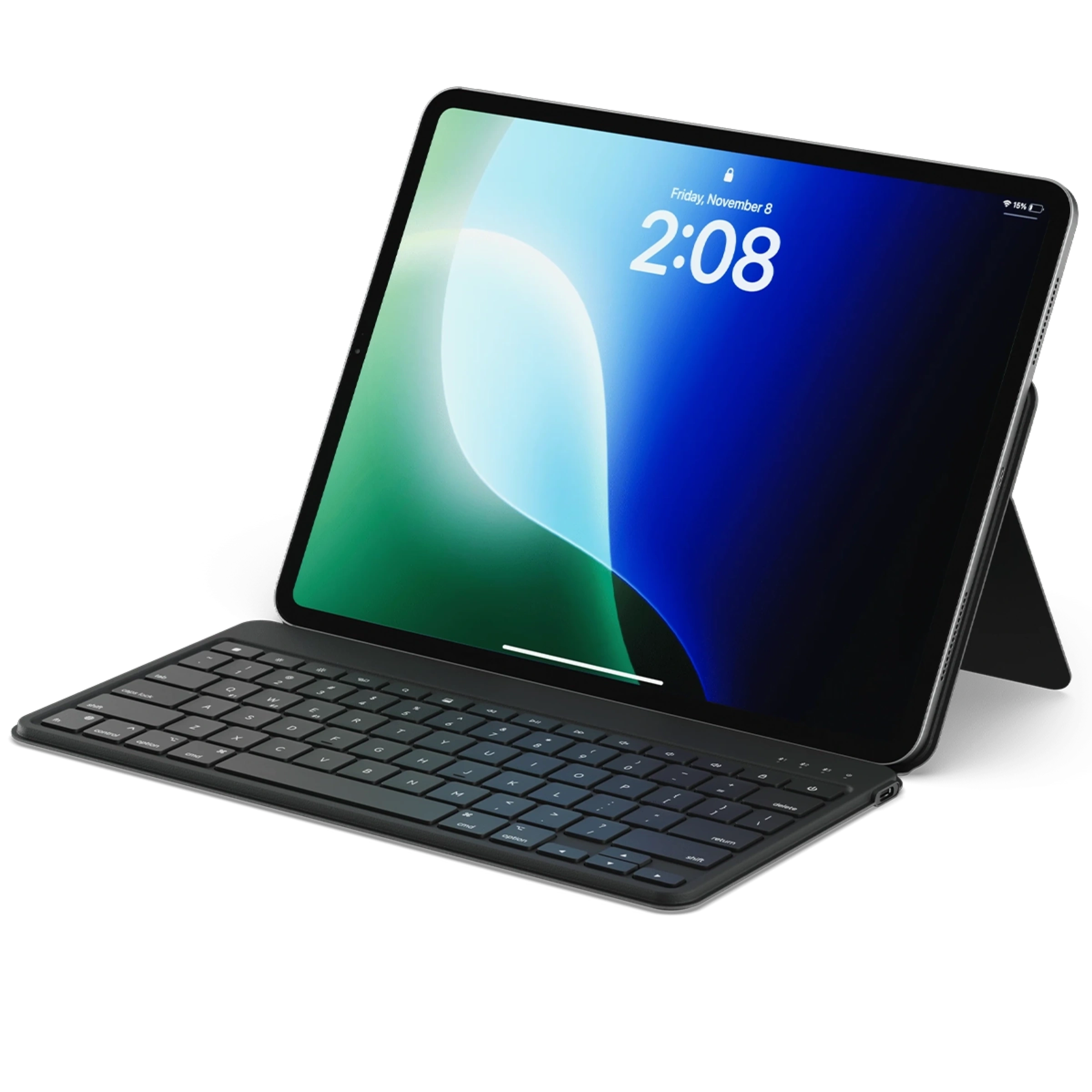 Клавиатура с подставкой Satechi OntheGo Bluetooth Keyboard with Stand - Black (ST-KOTGK-EN)