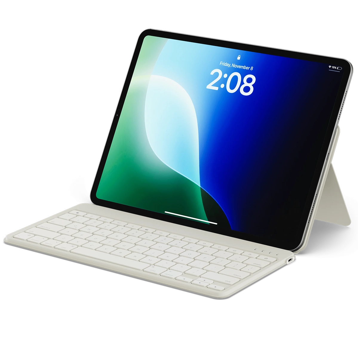 Клавиатура с подставкой Satechi OntheGo Bluetooth Keyboard with Stand - Sand (ST-KOTGW-EN)