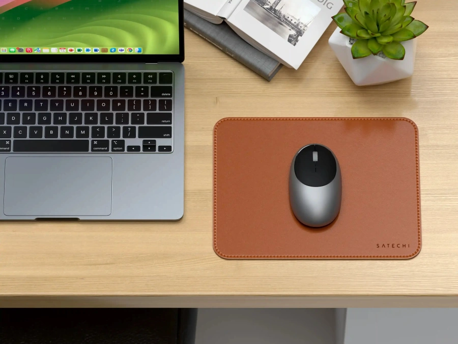 Килимок для миші Satechi Vegan Leather Premium Mouse Pad - Brown (ST-LMPN)
