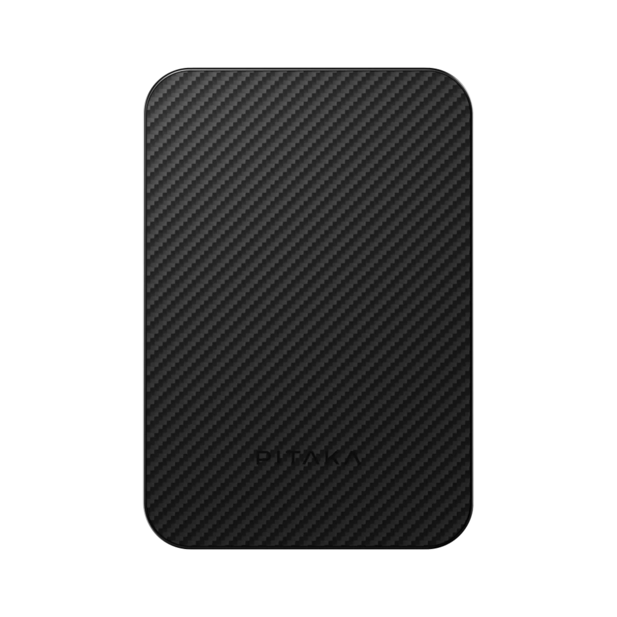 Магнітний павербанк Pitaka Aramid Fiber Magnetic Power Bank Qi2 5000mAh - Black/Grey [Twill] (PBQ2401)