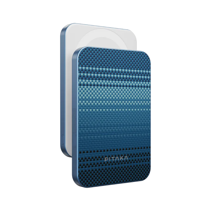 Магнітний павербанк Pitaka Aramid Fiber Magnetic Power Bank Qi2 5000mAh - Moonrise (PBQ2403)