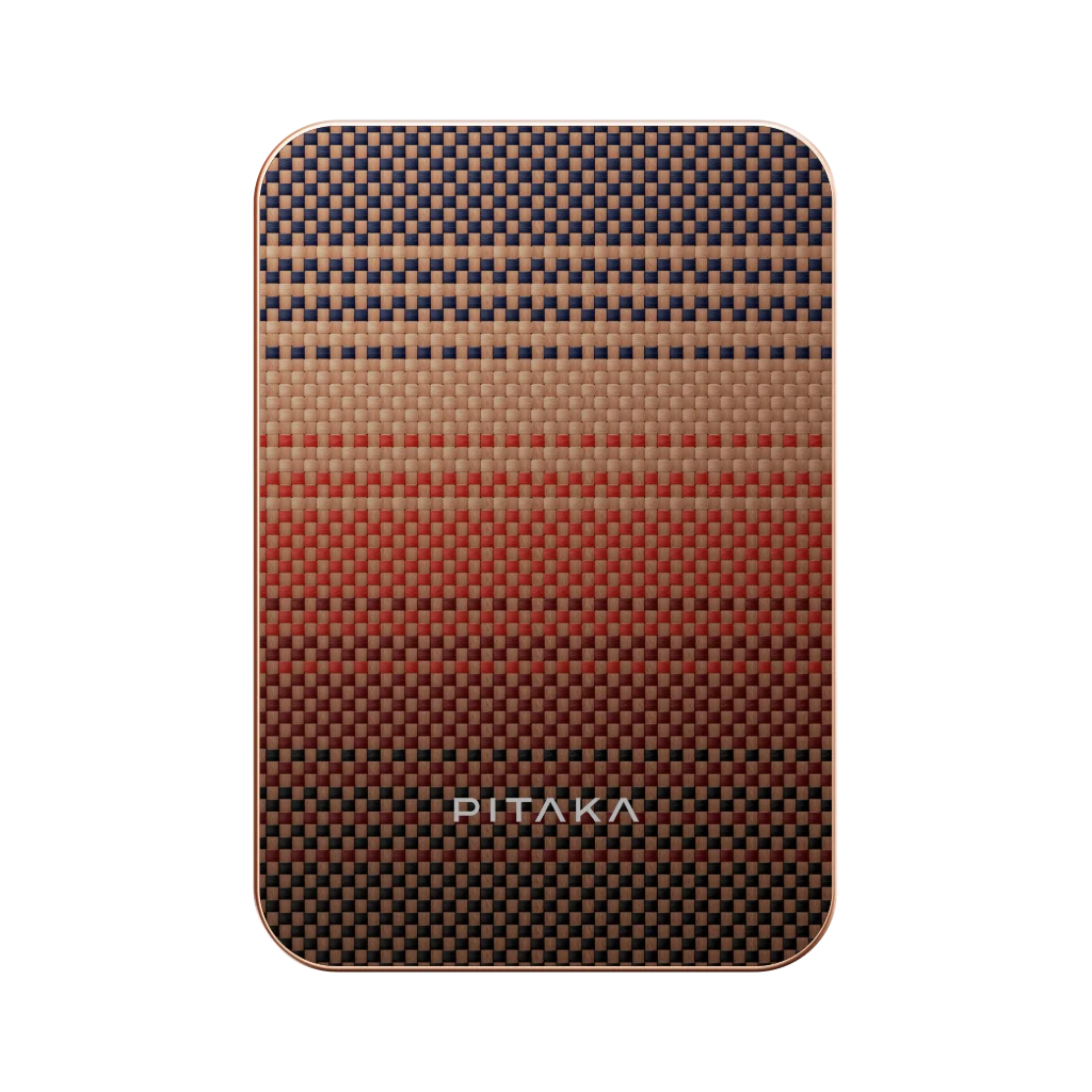 Магнітний павербанк Pitaka Aramid Fiber Magnetic Power Bank Qi2 5000mAh - Sunset (PBQ2402)