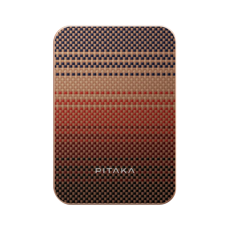 Магнітний павербанк Pitaka Aramid Fiber Magnetic Power Bank Qi2 5000mAh - Sunset (PBQ2402)