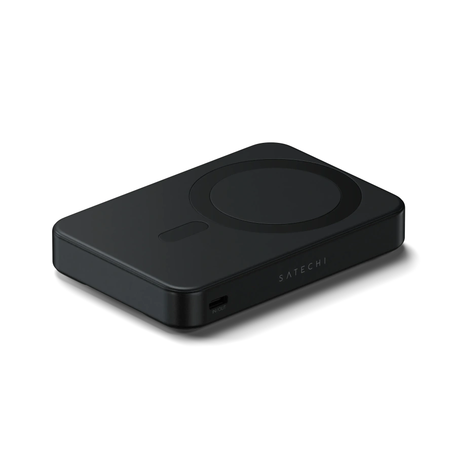 Магнітний павербанк з підставкою Satechi OntheGo Power Bank Qi2 10000mAh - Black (ST-B10Q2SK)