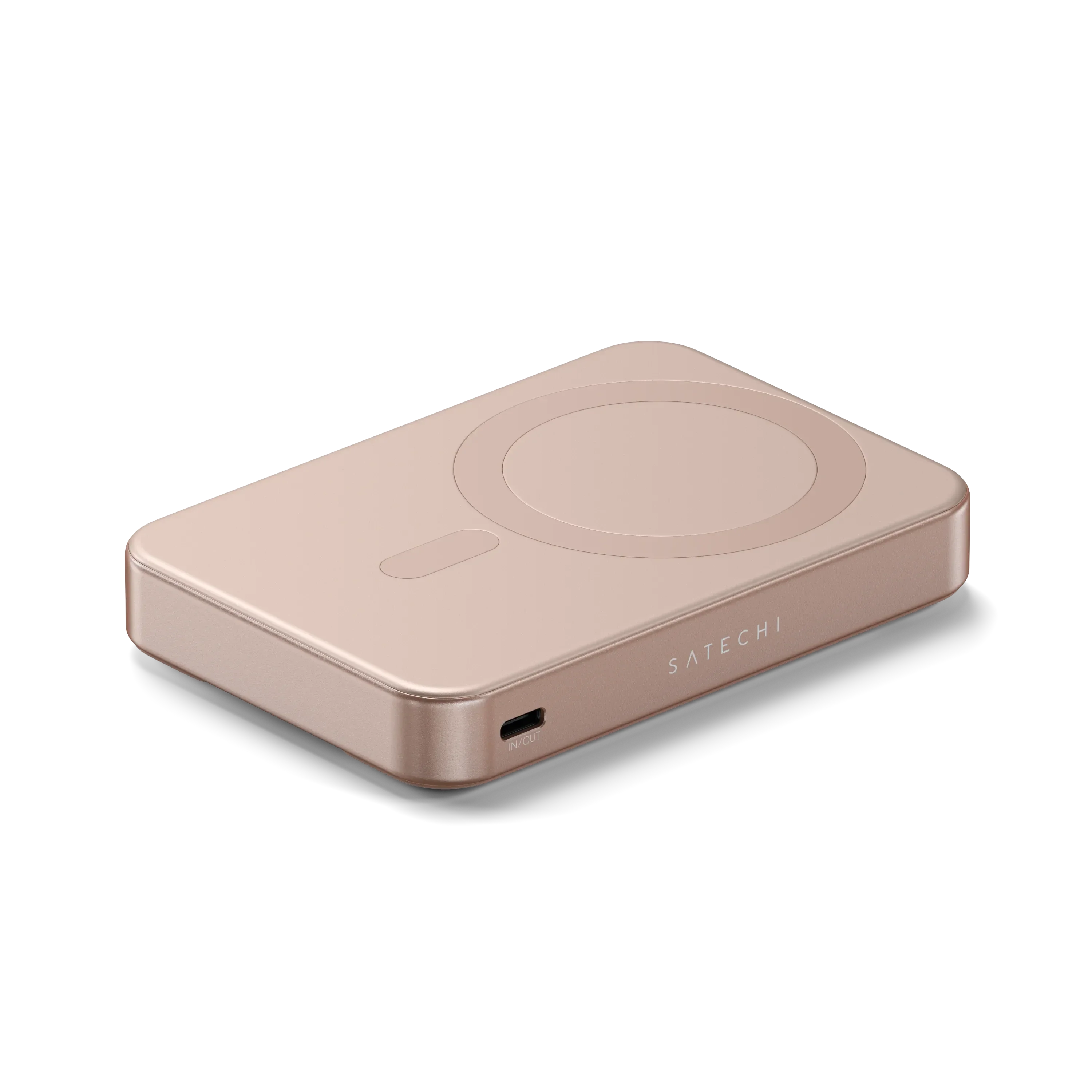 Магнитный павербанк с подставкой Satechi OntheGo Power Bank Qi2 10000mAh - Desert Rose (ST-B10Q2SR)