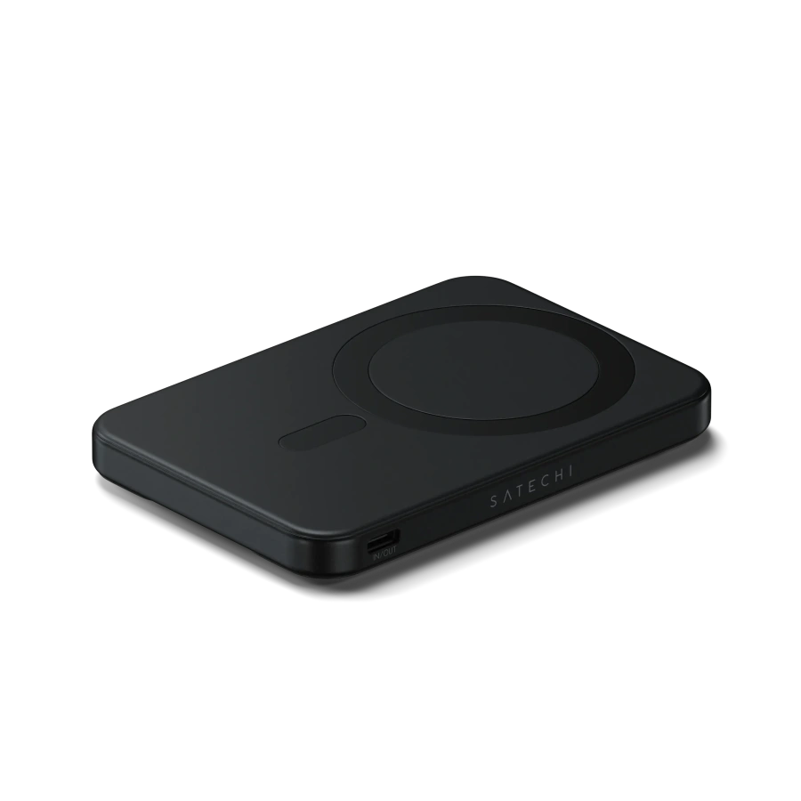 Магнітний павербанк з підставкою Satechi OntheGo Power Bank Qi2 5000mAh - Black (ST-B5Q2SK)