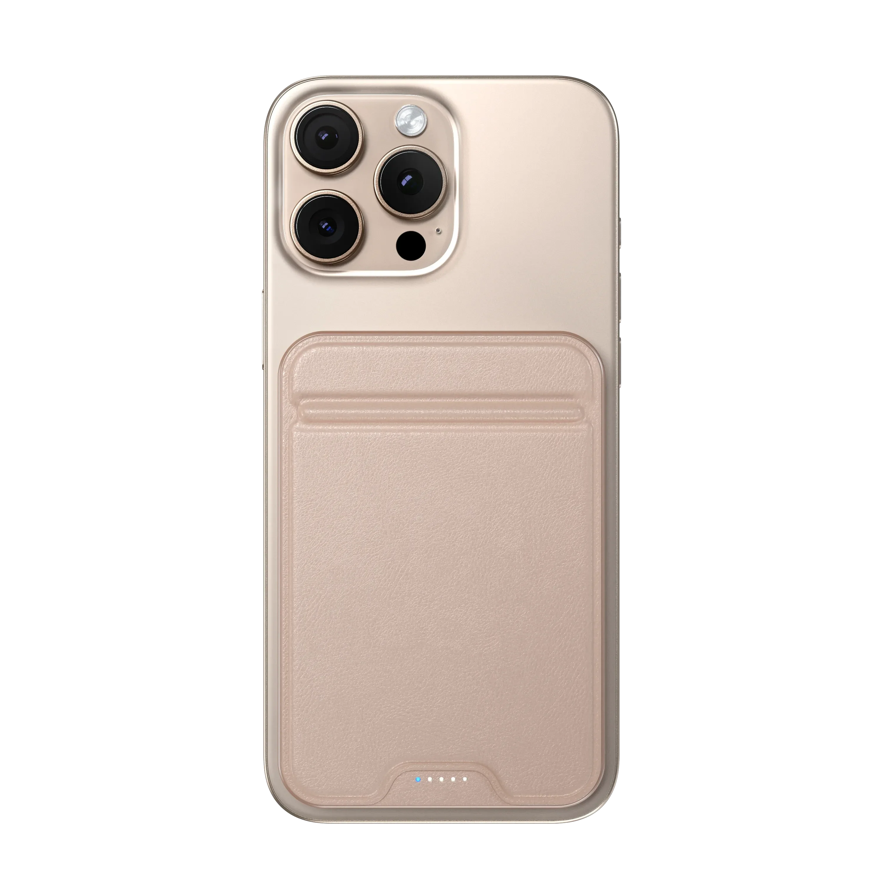 Магнітний павербанк з підставкою Satechi OntheGo Power Bank Qi2 5000mAh - Desert Rose (ST-B5Q2SR)