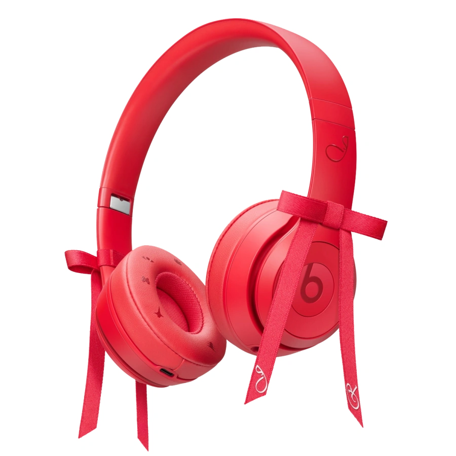 Навушники Beats Solo 4 — On-Ear Wireless Headphones – JENNIE Special Edition – Ruby Red (MGW24)