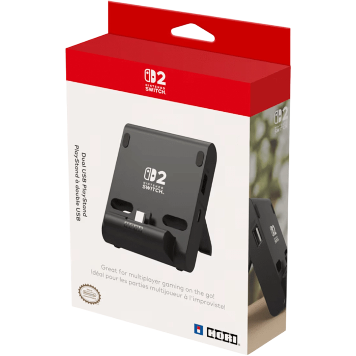 Підставка HORI Dual USB PlayStand for Nintendo Switch 2 (00810050913126)