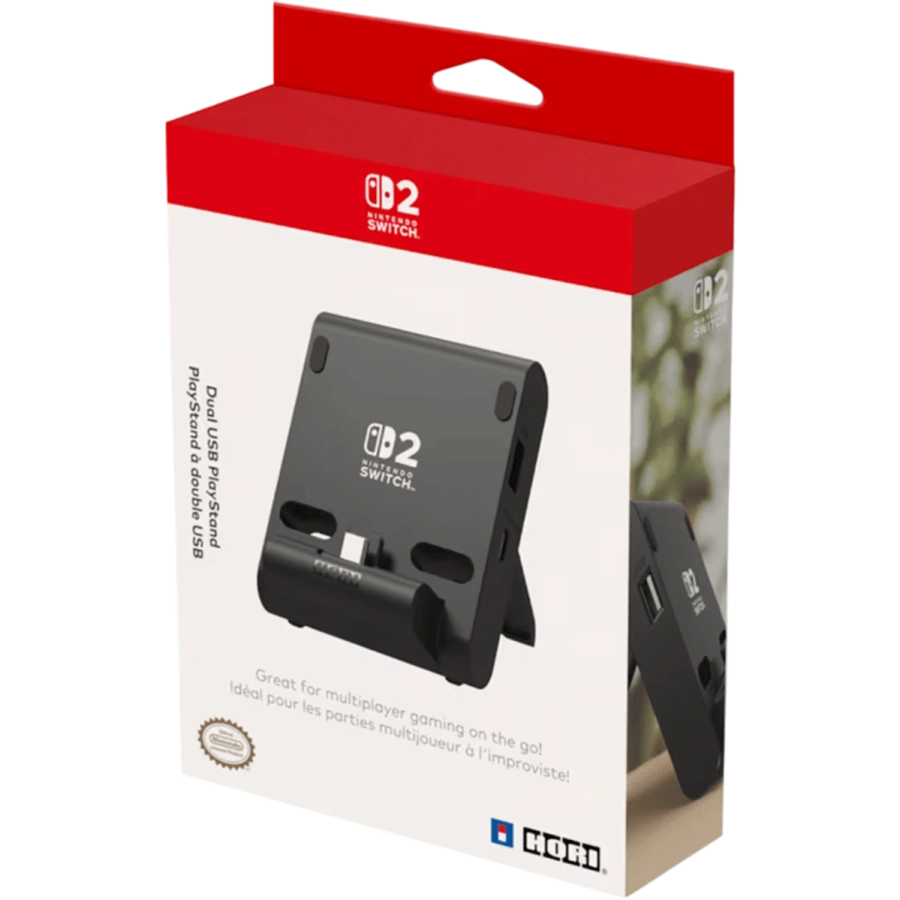 Підставка HORI Dual USB PlayStand for Nintendo Switch 2 (00810050913126)