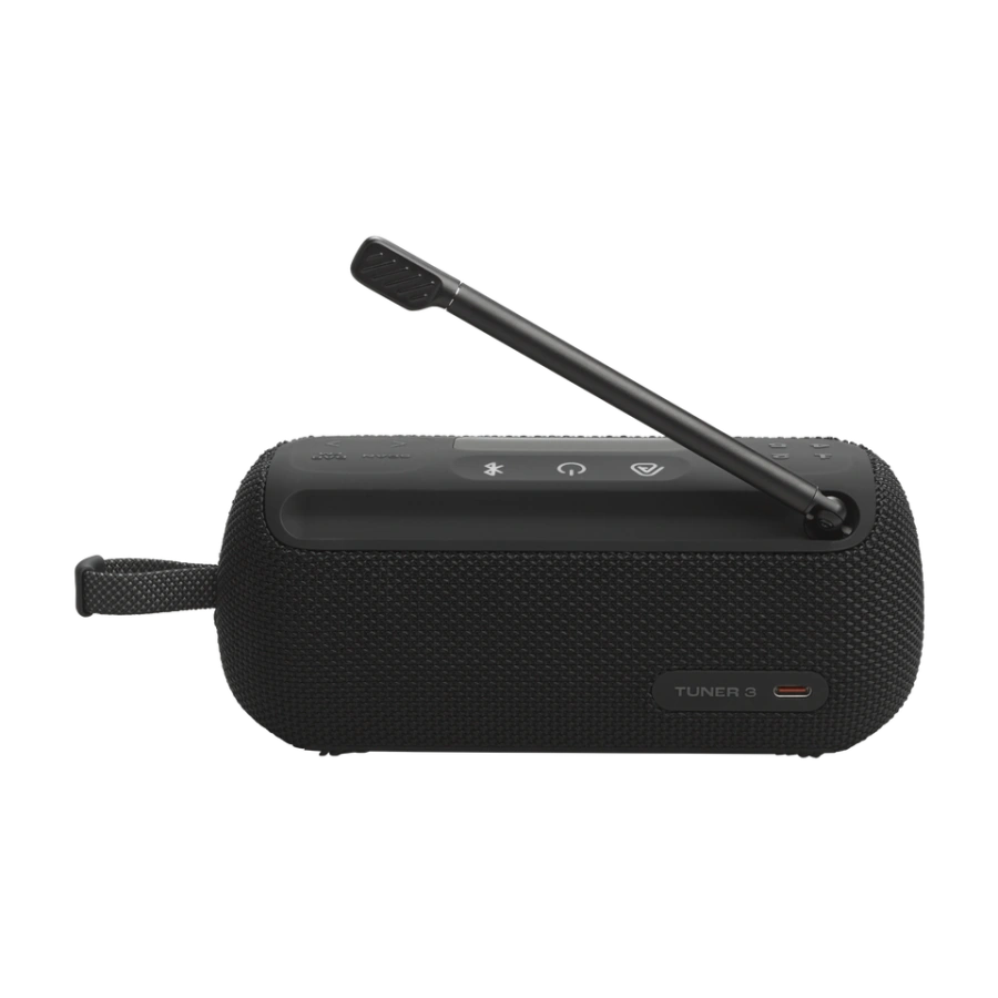 Портативная акустика JBL Tuner 3 с Bluetooth и DAB/DAB+/FM радио – Black (JBLTUNER3BLK)