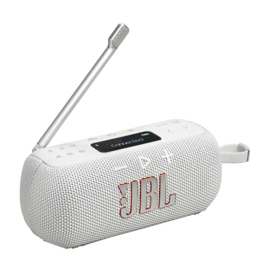 Портативна акустика JBL Tuner 3 з Bluetooth та DAB/DAB+/FM радіо – White (JBLTUNER3WHT)