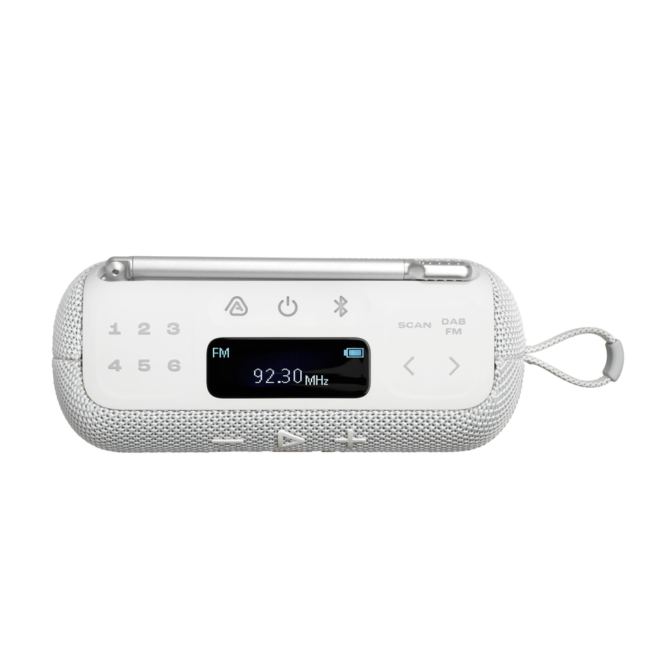 Портативна акустика JBL Tuner 3 з Bluetooth та DAB/DAB+/FM радіо – White (JBLTUNER3WHT)