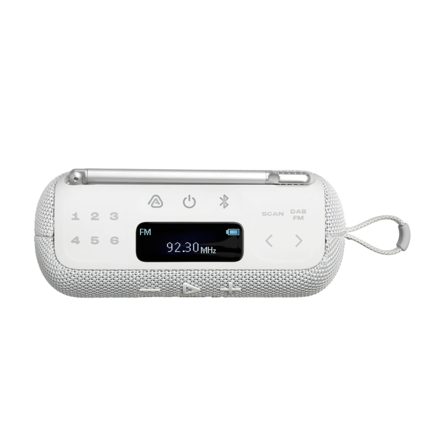 Портативна акустика JBL Tuner 3 з Bluetooth та DAB/DAB+/FM радіо – White (JBLTUNER3WHT)