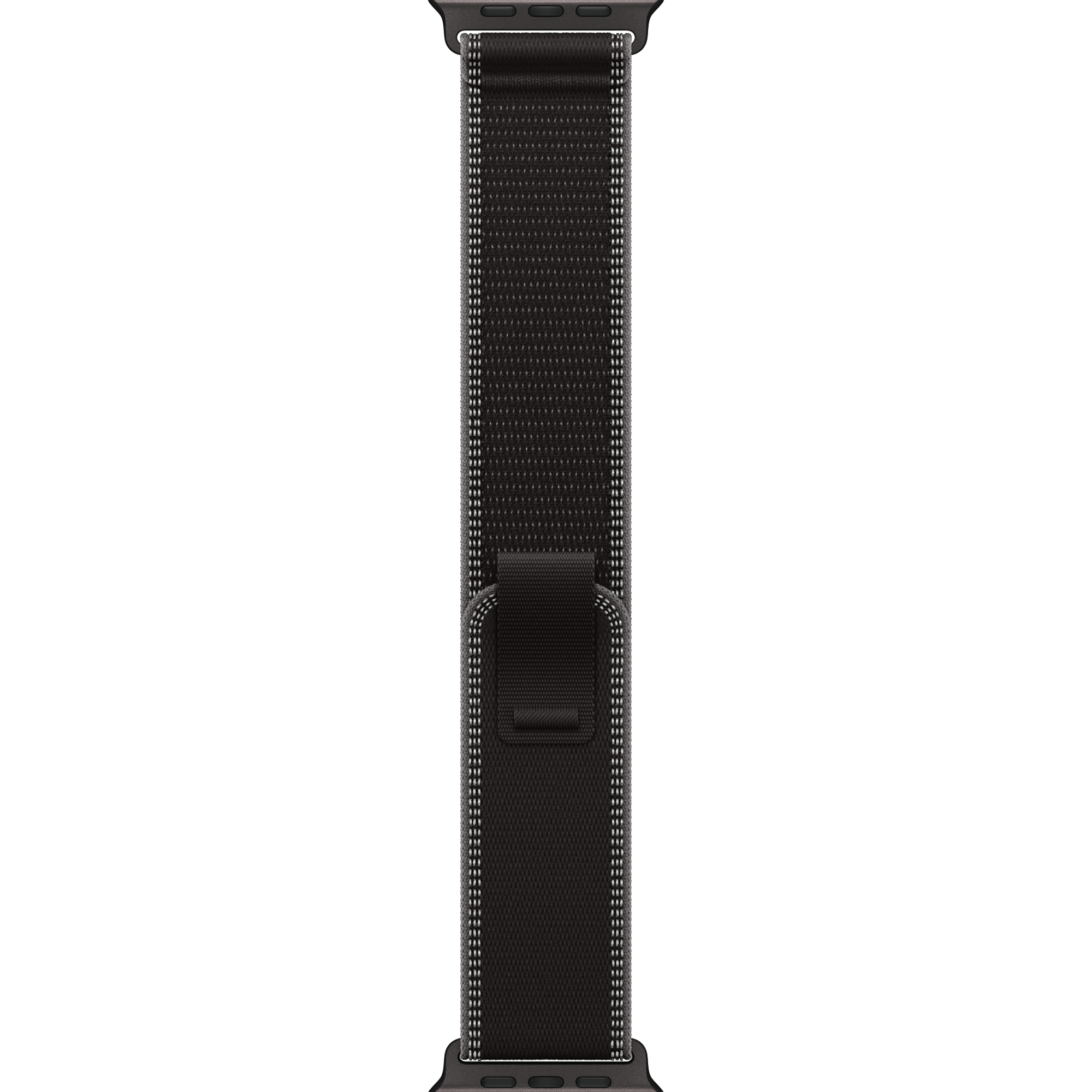 Ремінець Apple Black/Charcoal Trail Loop - Black Titanium Finish для Apple Watch 44/45/46/49mm - M/L (MG9U4)