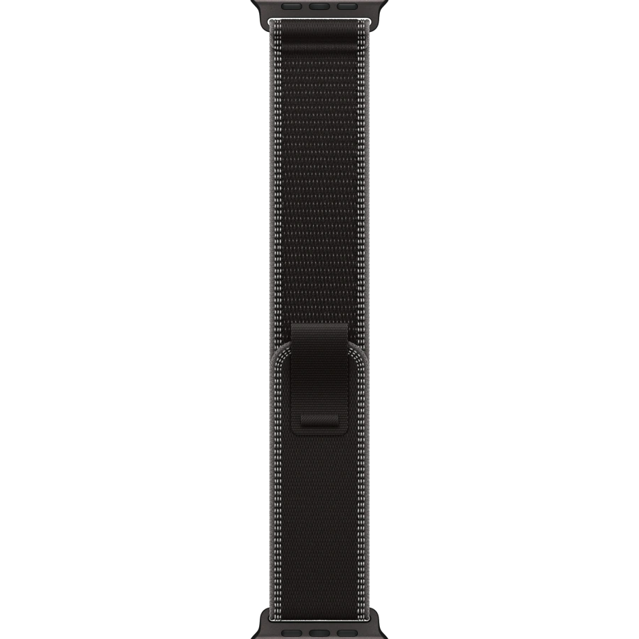 Ремінець Apple Black/Charcoal Trail Loop - Black Titanium Finish для Apple Watch 44/45/46/49mm - M/L (MG9U4)