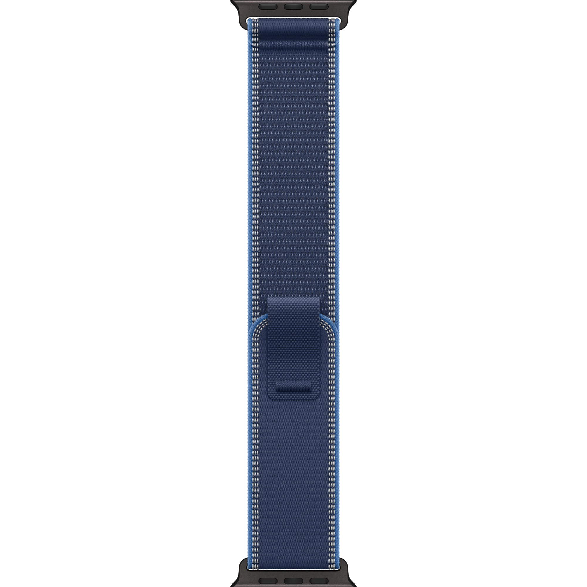 Ремінець Apple Blue/Bright Blue Trail Loop - Black Titanium Finish для Apple Watch 44/45/46/49mm - S/M (MG9Q4)