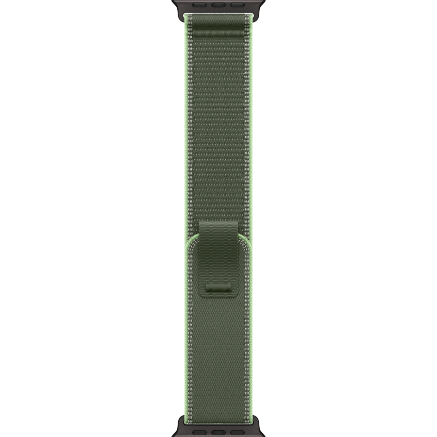 Ремінець Apple Green/Neon Trail Loop - Black Titanium Finish для Apple Watch 44/45/46/49mm - S/M (MG9N4)