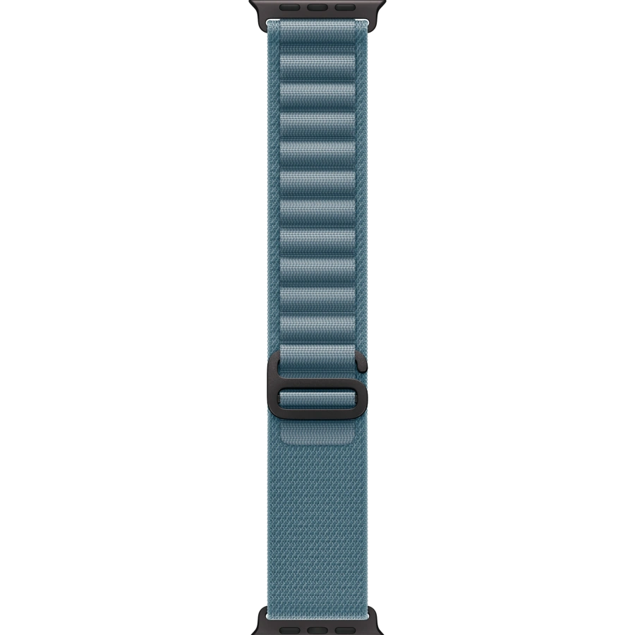 Ремінець Apple Light Blue Alpine Loop - Black Titanium Finish для Apple Watch 44/45/46/49mm - Large (MG9M4)