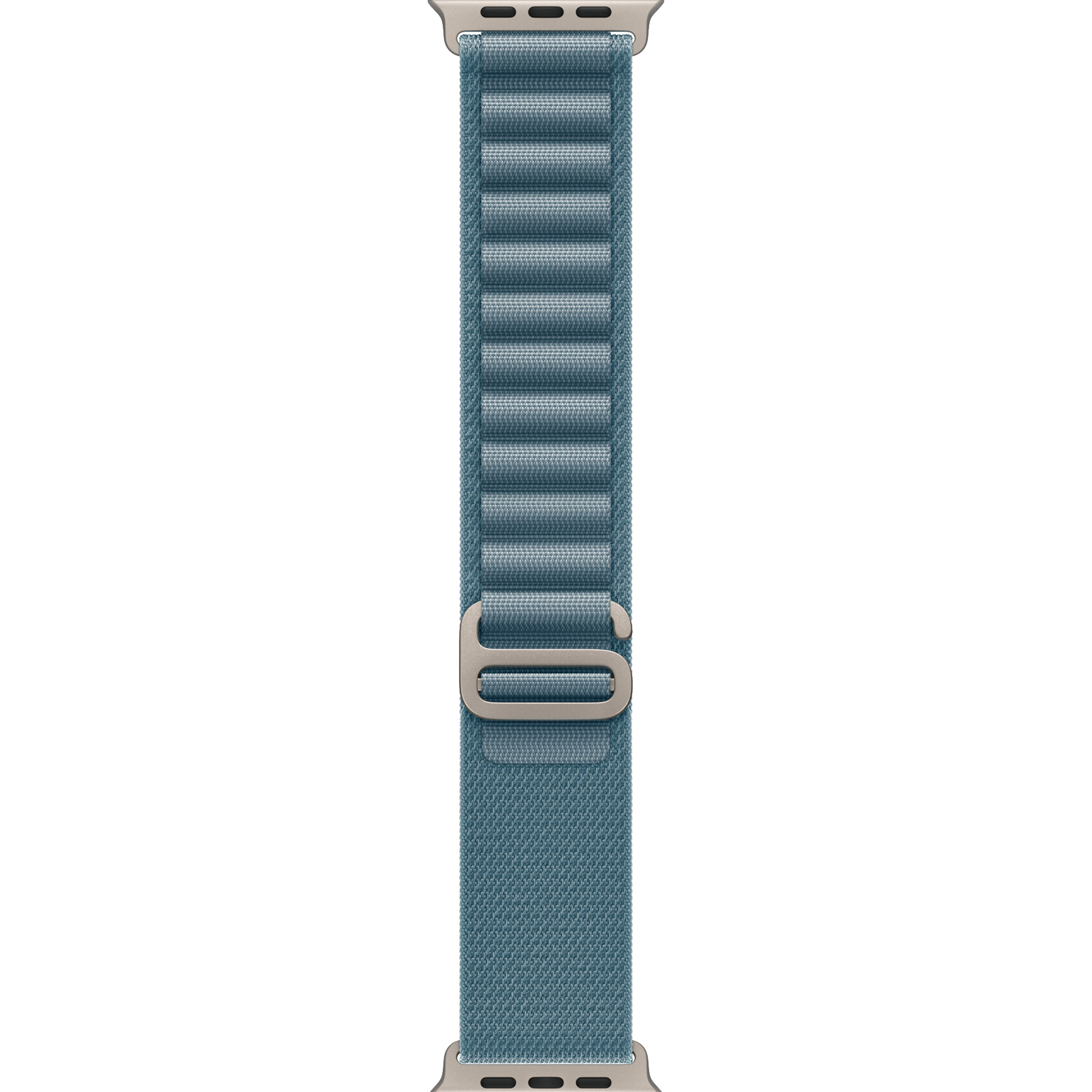 Ремінець Apple Light Blue Alpine Loop - Natural Titanium Finish для Apple Watch 44/45/46/49mm - Medium (MFTJ4)
