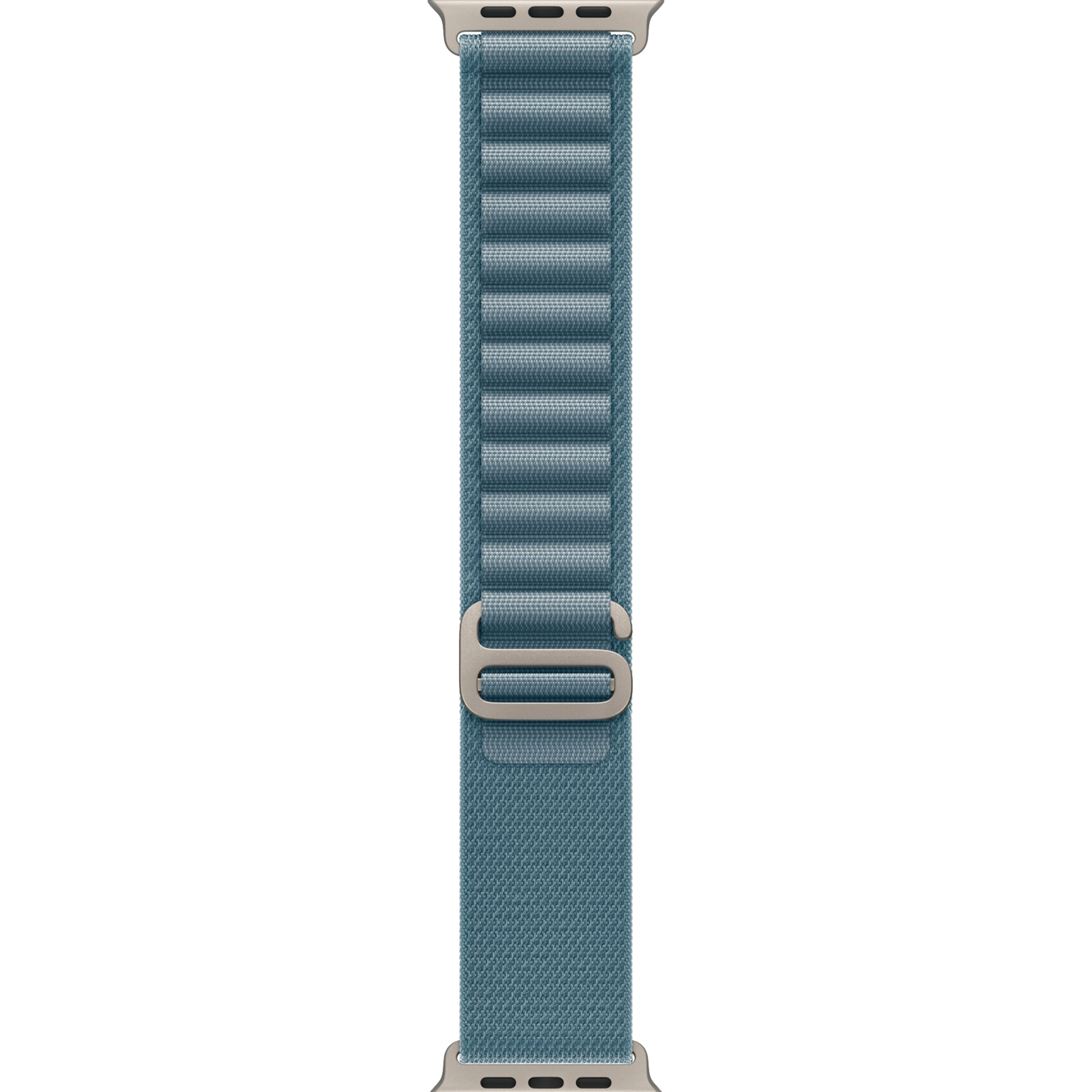 Ремінець Apple Light Blue Alpine Loop - Natural Titanium Finish для Apple Watch 44/45/46/49mm - Small (MFTH4)