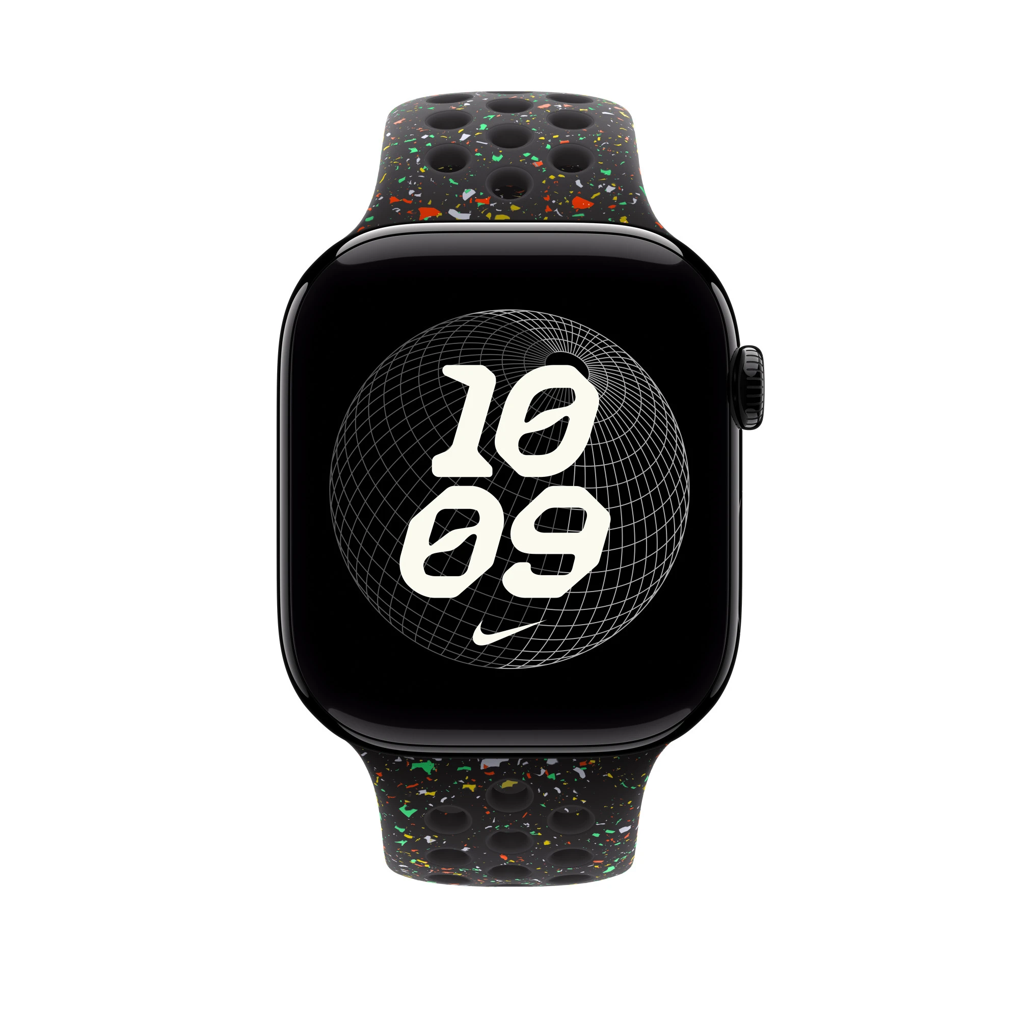Ремінець Apple Midnight Black Nike Sport Band M/L для Apple Watch 44/45/46/49mm (MGC34)