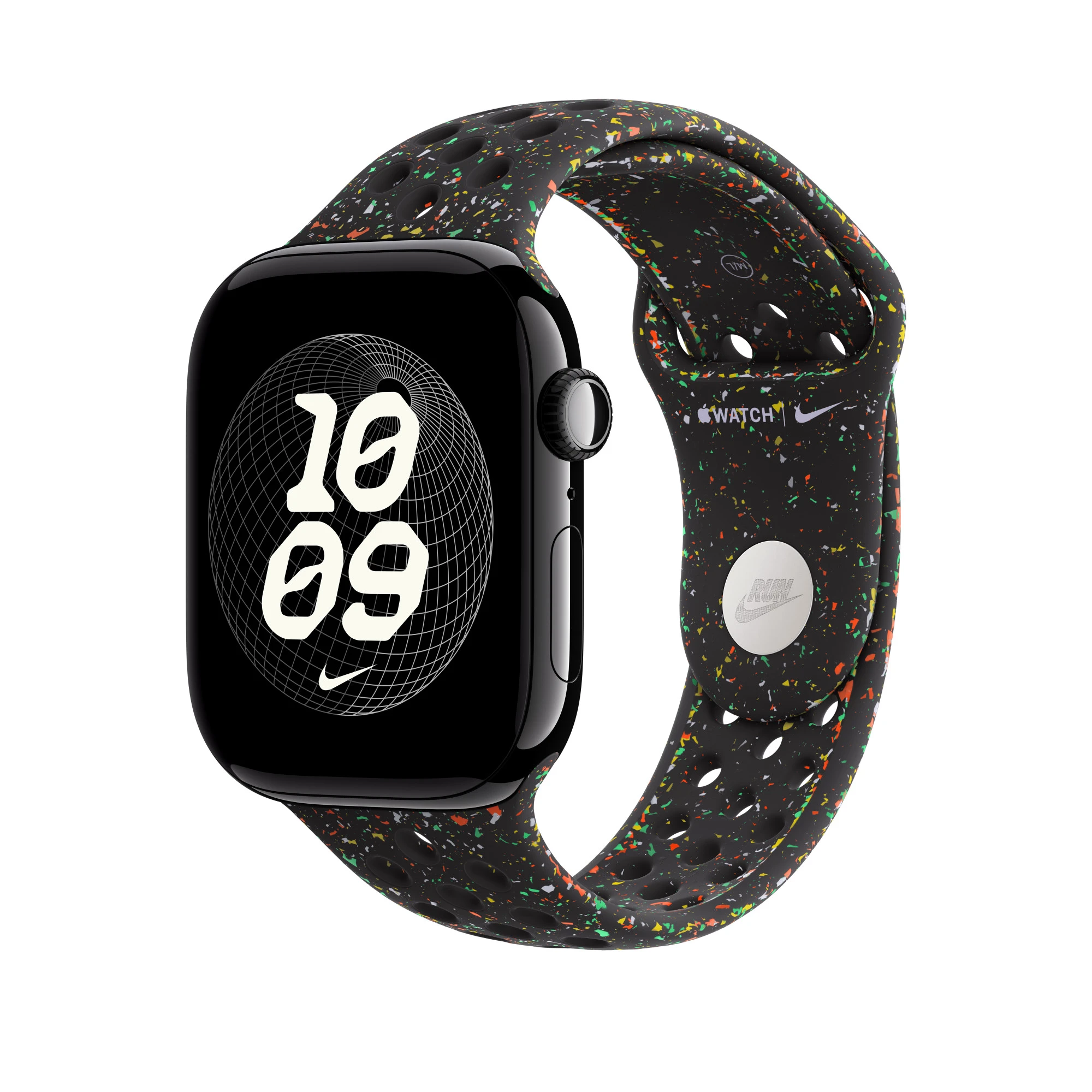 Ремінець Apple Midnight Black Nike Sport Band M/L для Apple Watch 44/45/46/49mm (MGC34)