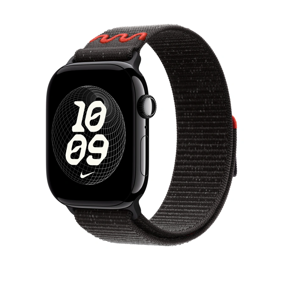 Ремінець Apple Midnight Black Nike Sport Loop для Apple Watch 44/45/46/49mm (MGD34)