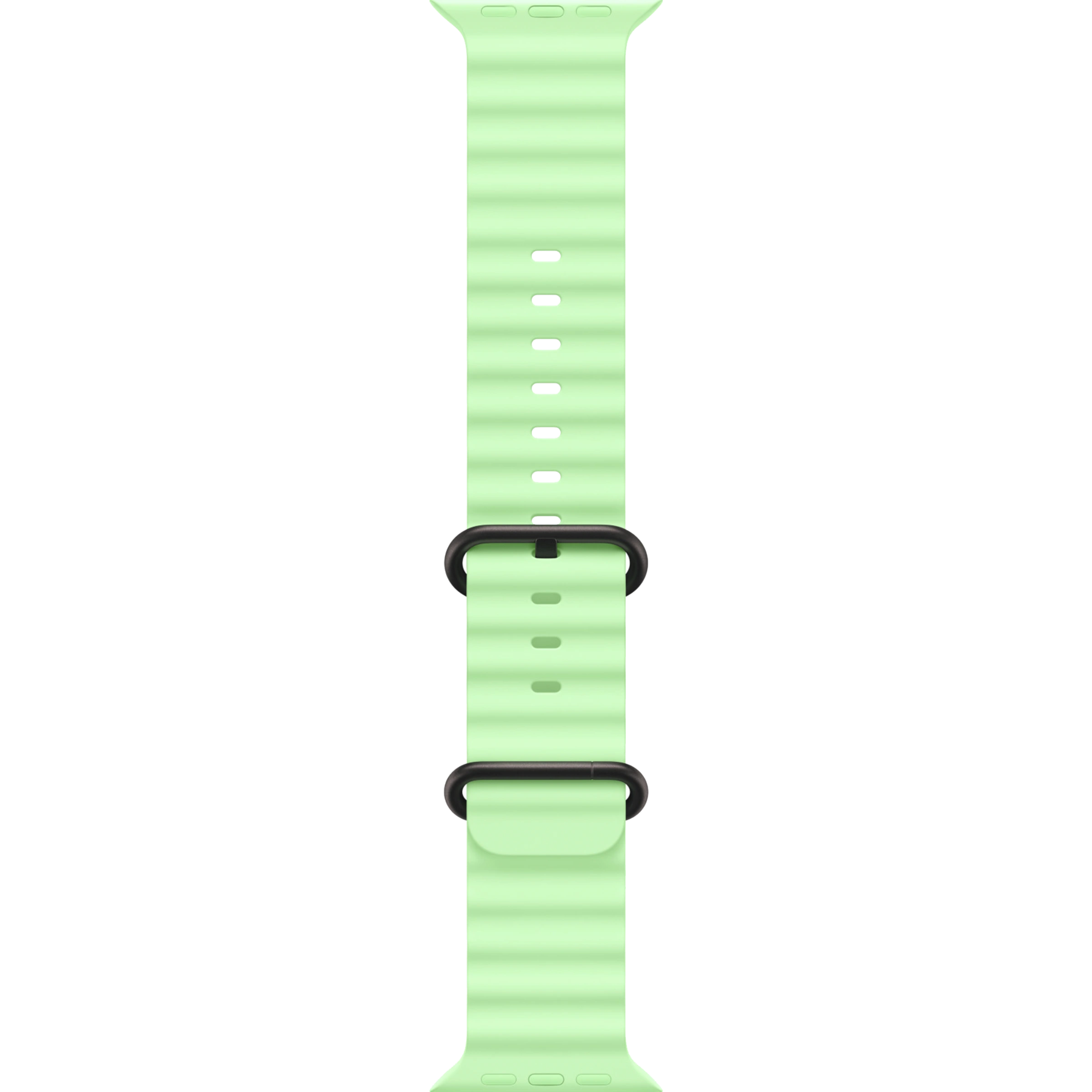 Ремінець Apple Neon Green Ocean Band - Black Titanium Finish для Apple Watch 44/45/46/49mm (MGCL4)
