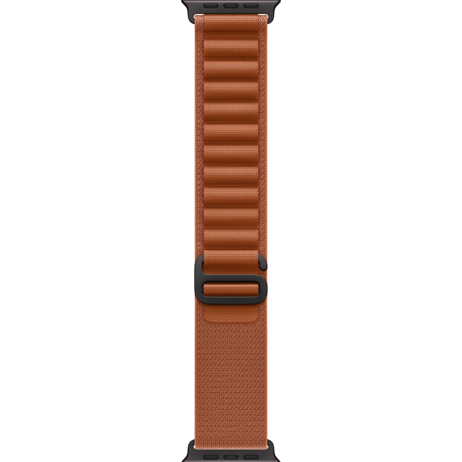 Ремінець Apple Terra Cotta Alpine Loop - Black Titanium Finish для Apple Watch 44/45/46/49mm - Small (MG9D4)