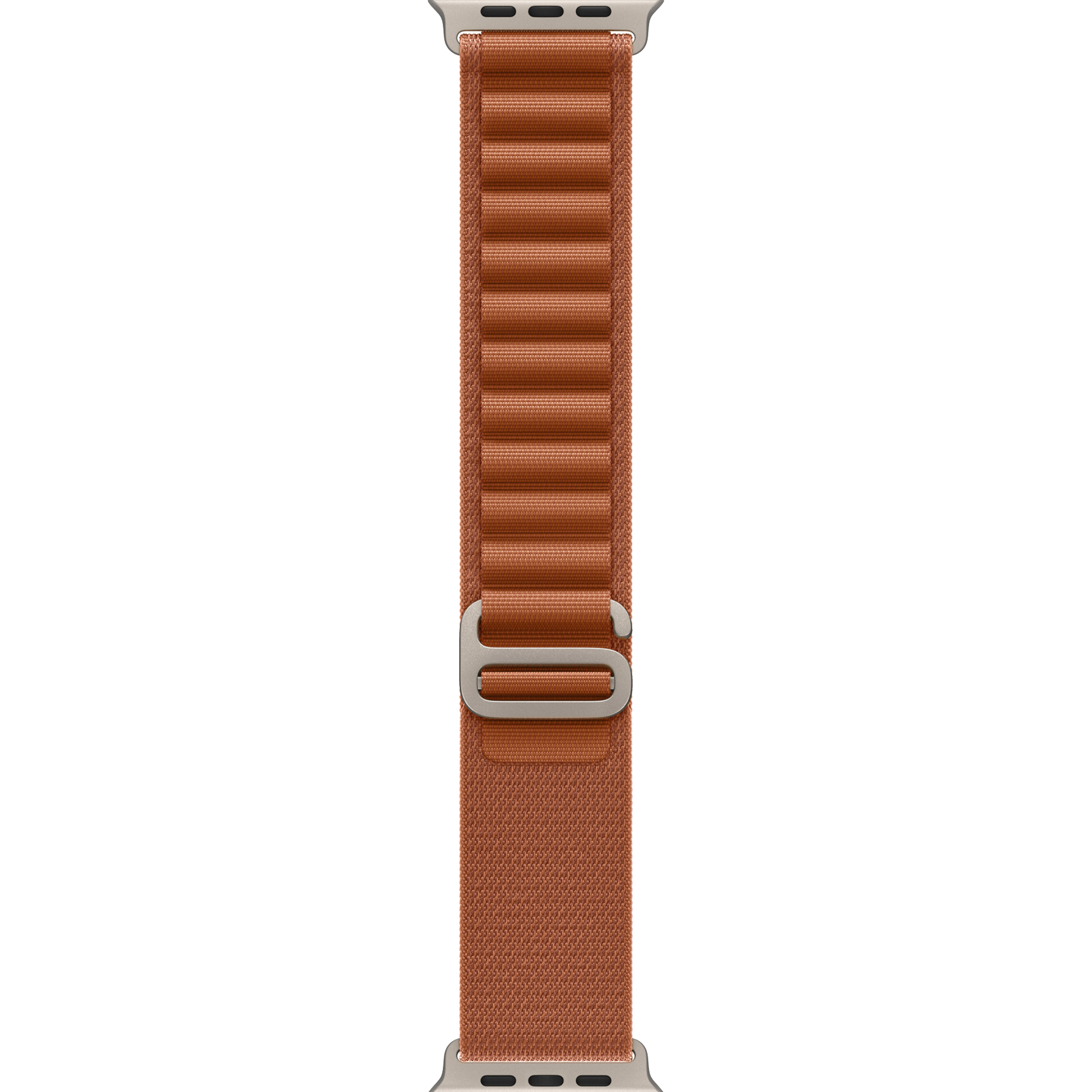Ремінець Apple Terra Cotta Alpine Loop - Natural Titanium Finish для Apple Watch 44/45/46/49mm - Small (MFTA4)