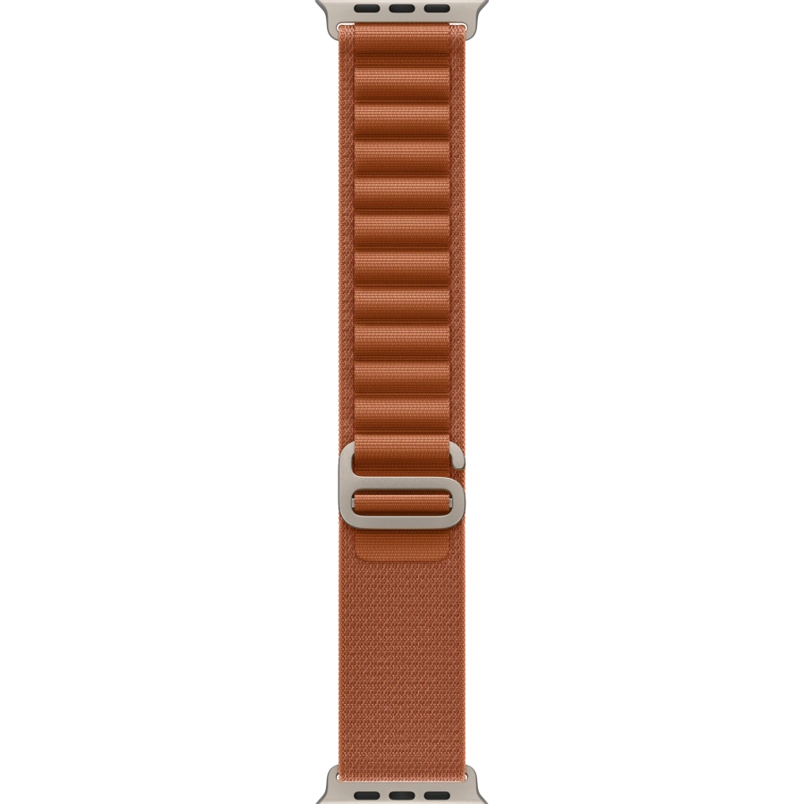 Ремінець Apple Terra Cotta Alpine Loop - Natural Titanium Finish для Apple Watch 44/45/46/49mm - Small (MFTA4)