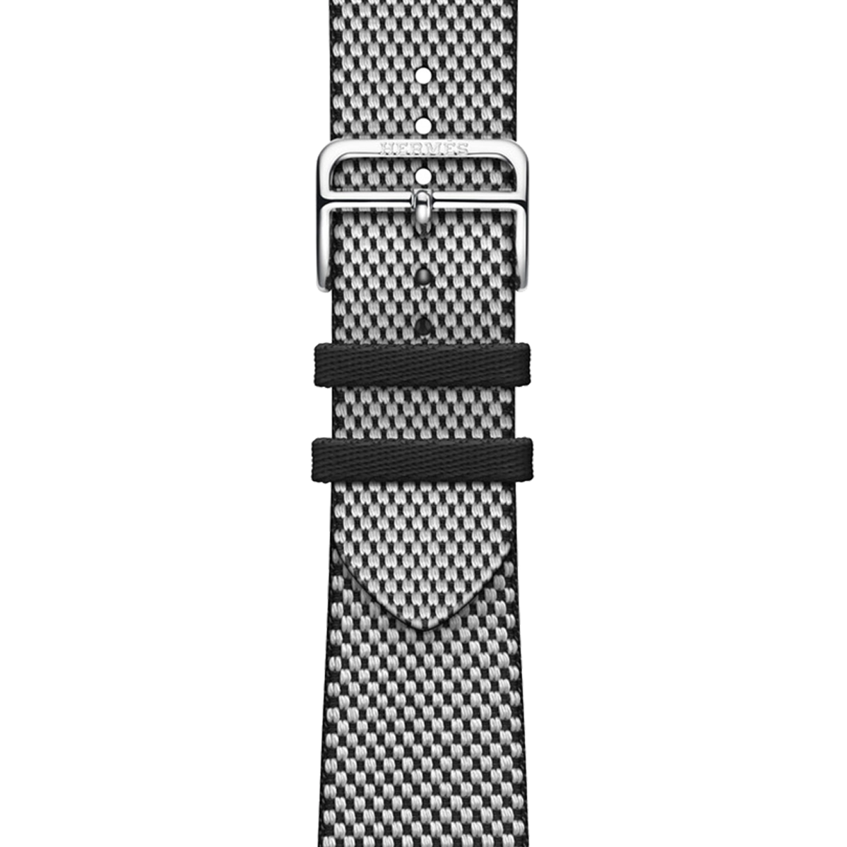 Ремешок Apple Watch Hermès 38/40/41/42mm Noir/Écru Toile H Single Tour (MDFK4)
