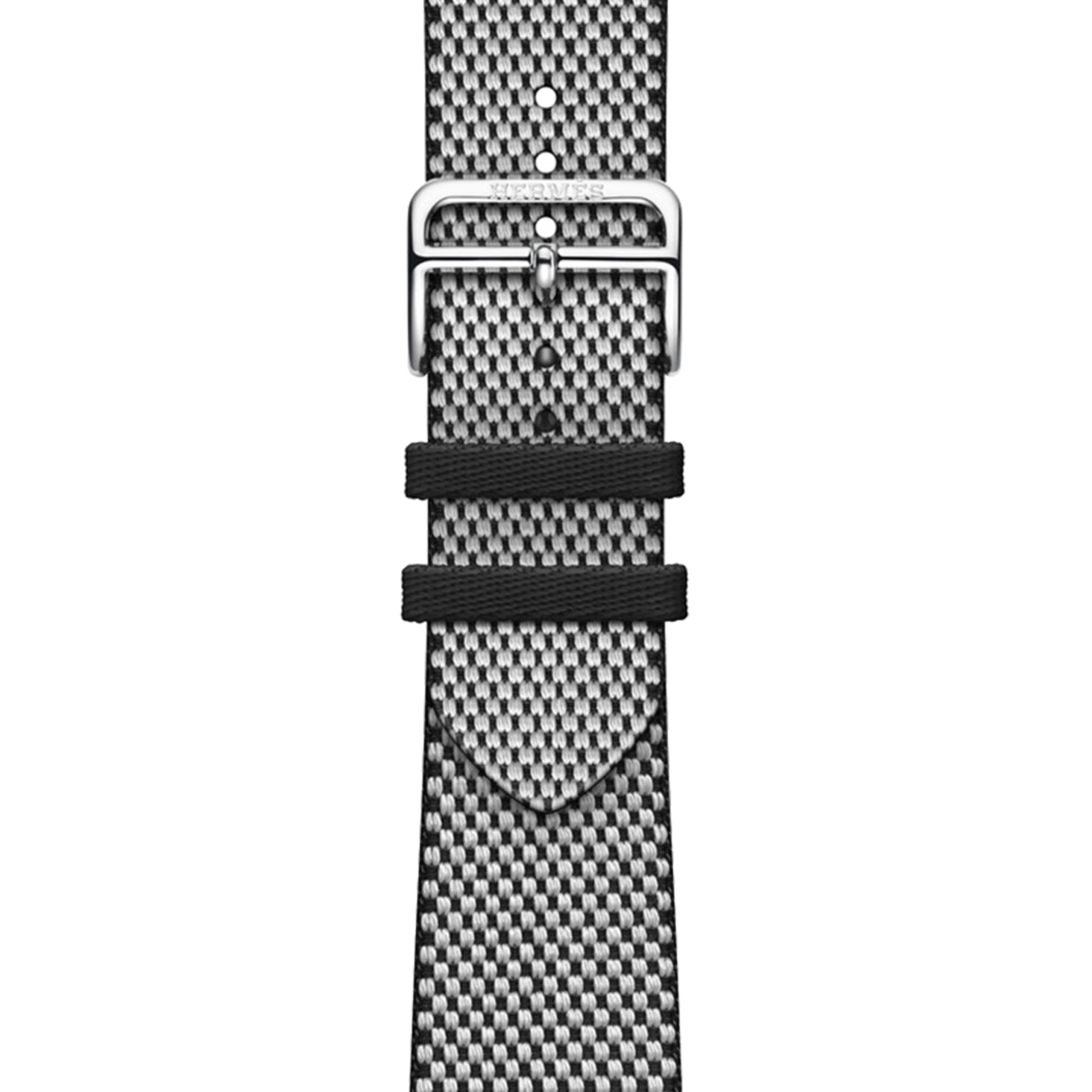 Ремешок Apple Watch Hermès 38/40/41/42mm Noir/Écru Toile H Single Tour (MDFK4) Ремешок Apple Watch Hermès 38/40/41/42mm Noir/Écru Toile H Single Tour (MDFK4)