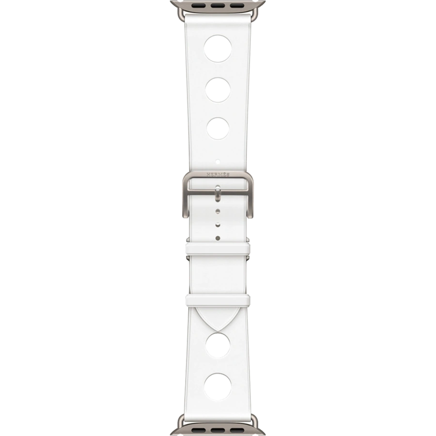 Ремінець Apple Watch Hermès 42/44/45/49mm Blanc Scub’H Diving (MGND4)