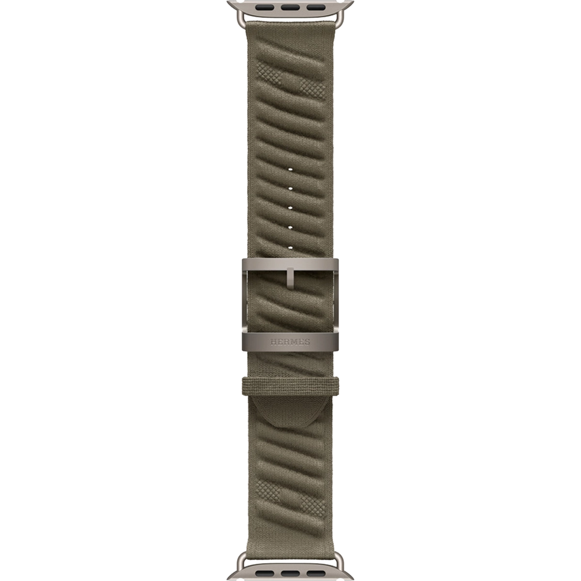 Ремешок Apple Watch Hermès 42/44/45/49mm Gris Titane En Mer (MGN84)