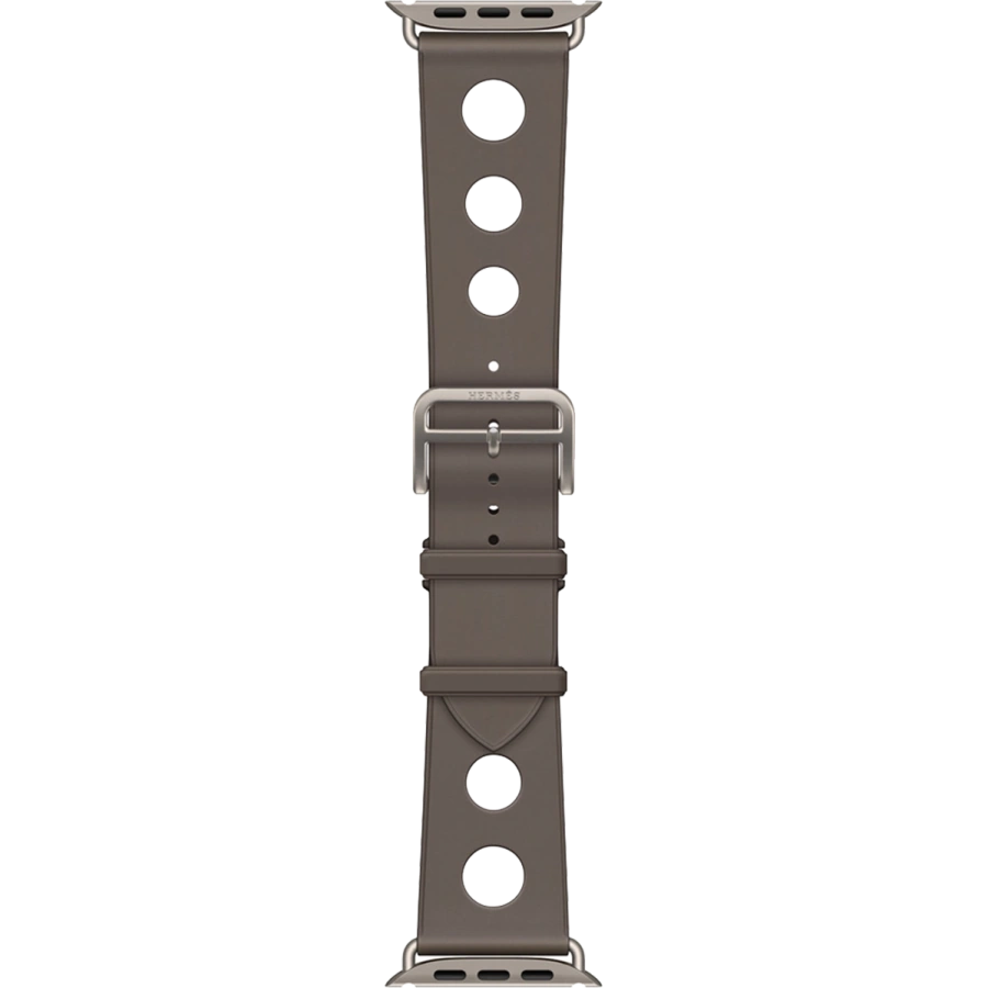 Ремінець Apple Watch Hermès 42/44/45/49mm Gris Titane Scub’H Diving (MGNC4)