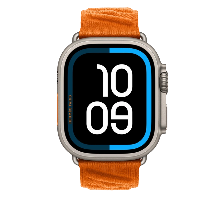 Ремінець Apple Watch Hermès 42/44/45/49mm Orange En Mer (MGN94)